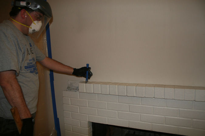 The first brick is gone