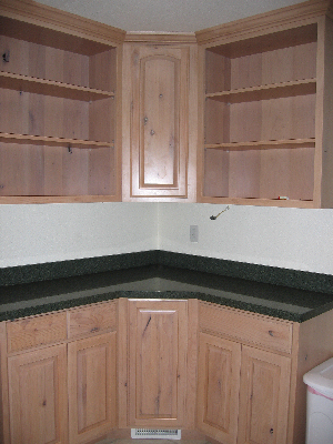 Corner countertop