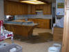 Kitchen tile being laid