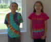 Katie's tie-dye shirt