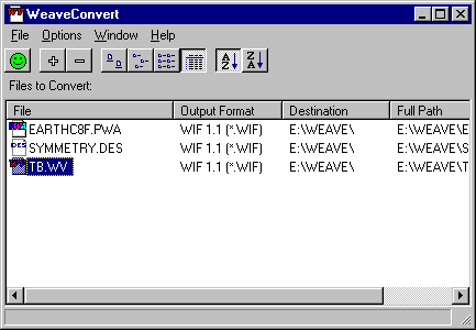 WeaveConvert screenshot